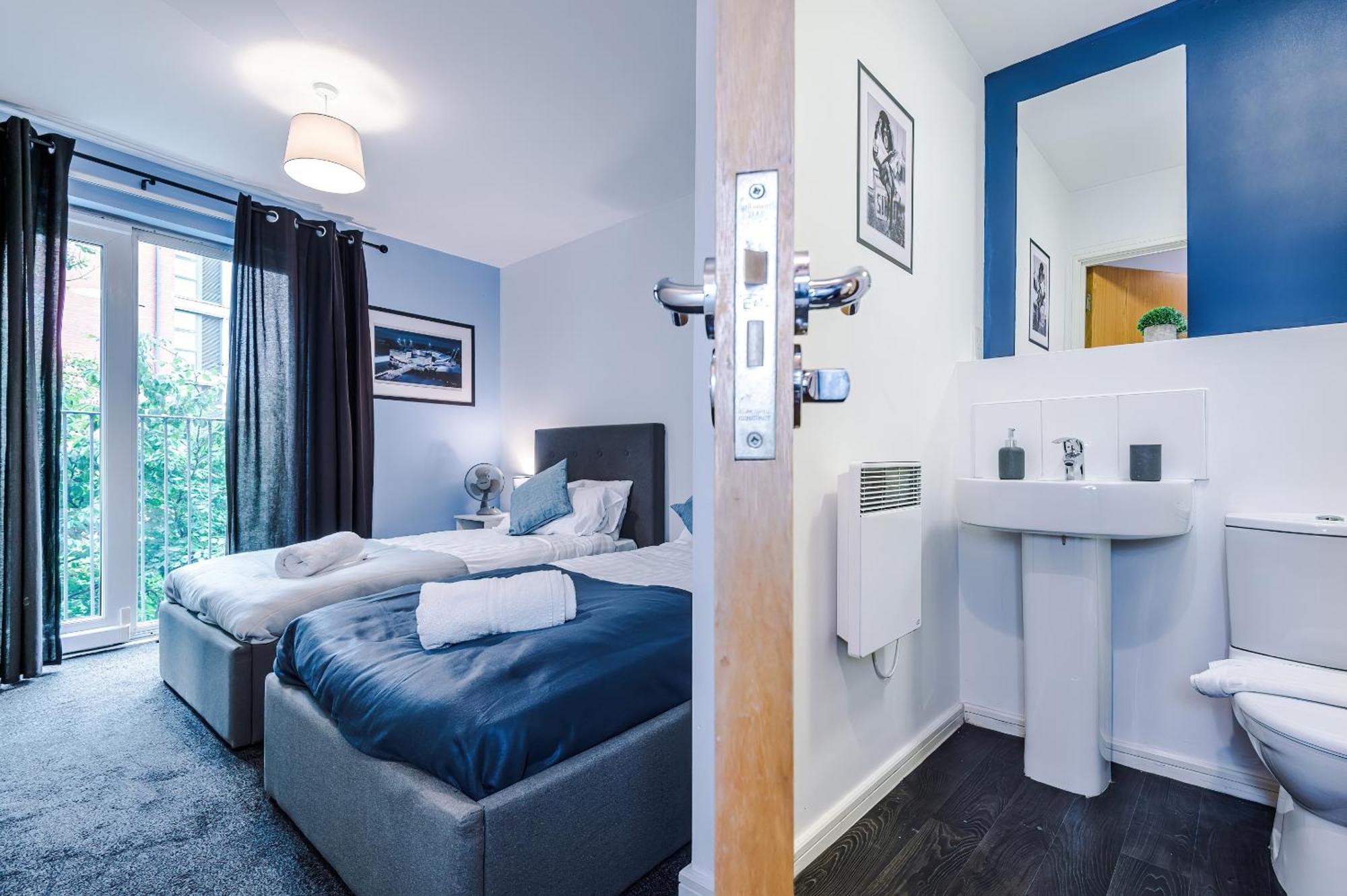 2 Bed Apartment With Balcony Private Parking Near Etihad Stadium, Coop Live Mánchester Exterior foto